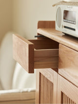 Bergen Slatted-Door Shoe Storage Cabinet