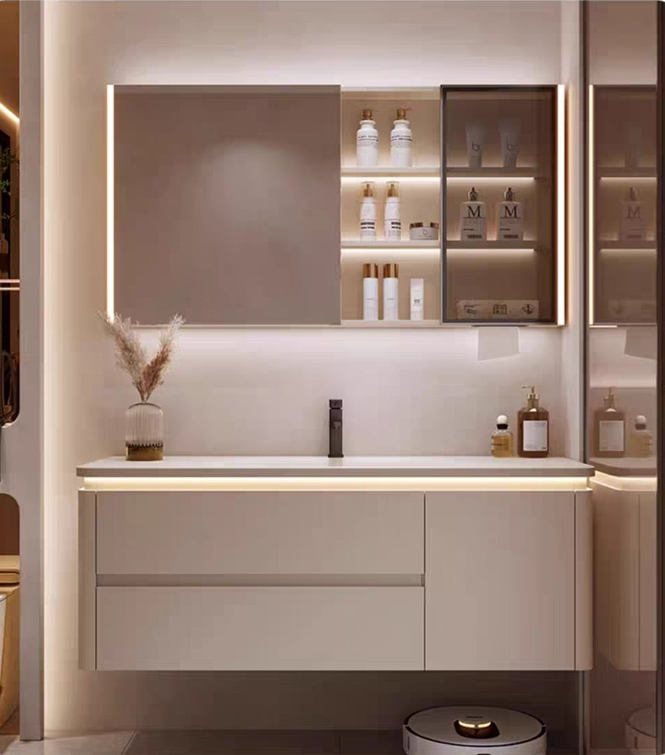 The Austin Smart Vanity | Modern Design with Integrated LED Mirror