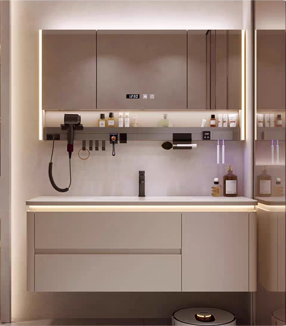 The Austin Smart Vanity | Modern Design with Integrated LED Mirror